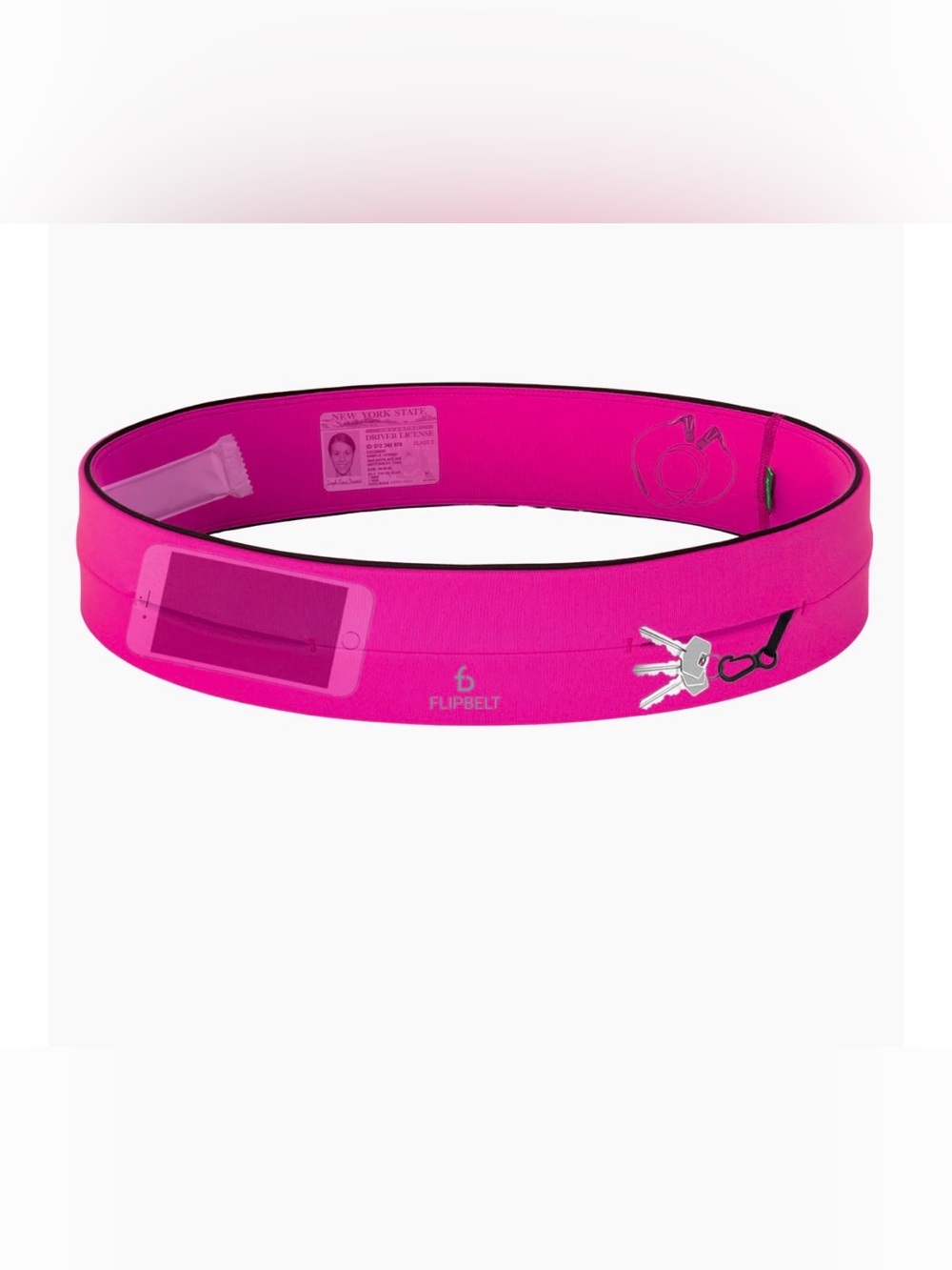 FlipBelt Classic Running Belt| Hot Pink| size Medium| activewear accesory